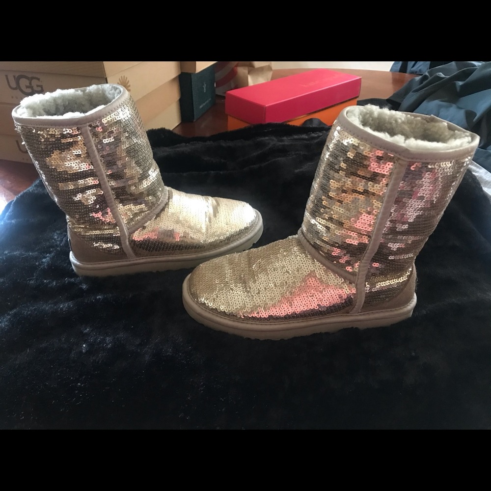 Sequin Uggs - image 1